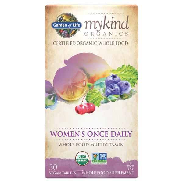 Garden of Life Mykind Women's Once Daily Multivitamin 30 Tablets