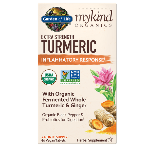 Garden of Life Mykind Organics Turmeric Extra Strength Tablets
