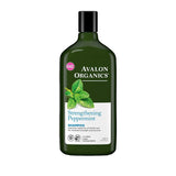 Avalon Organics Fortaleciendo el champú de menta de menta 11. Oz