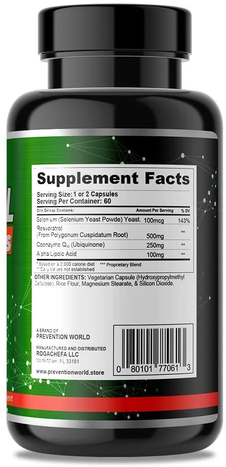 Recosel Plus - Dietary Antioxidant Blend Supplement Capsules