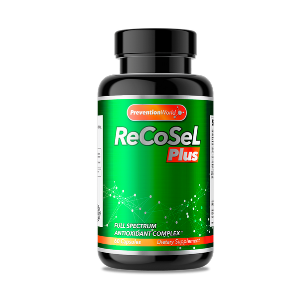 Recosel Plus - Cápsulas de suplemento de mezcla antioxidante dietética