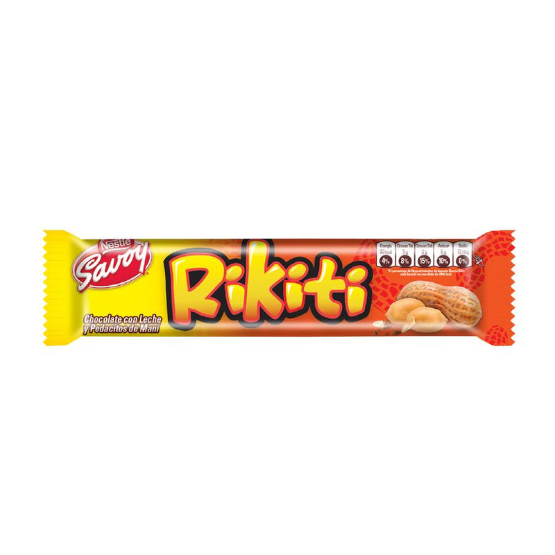 Nestle Savoy Rikiti Con Leche y Mani 30G