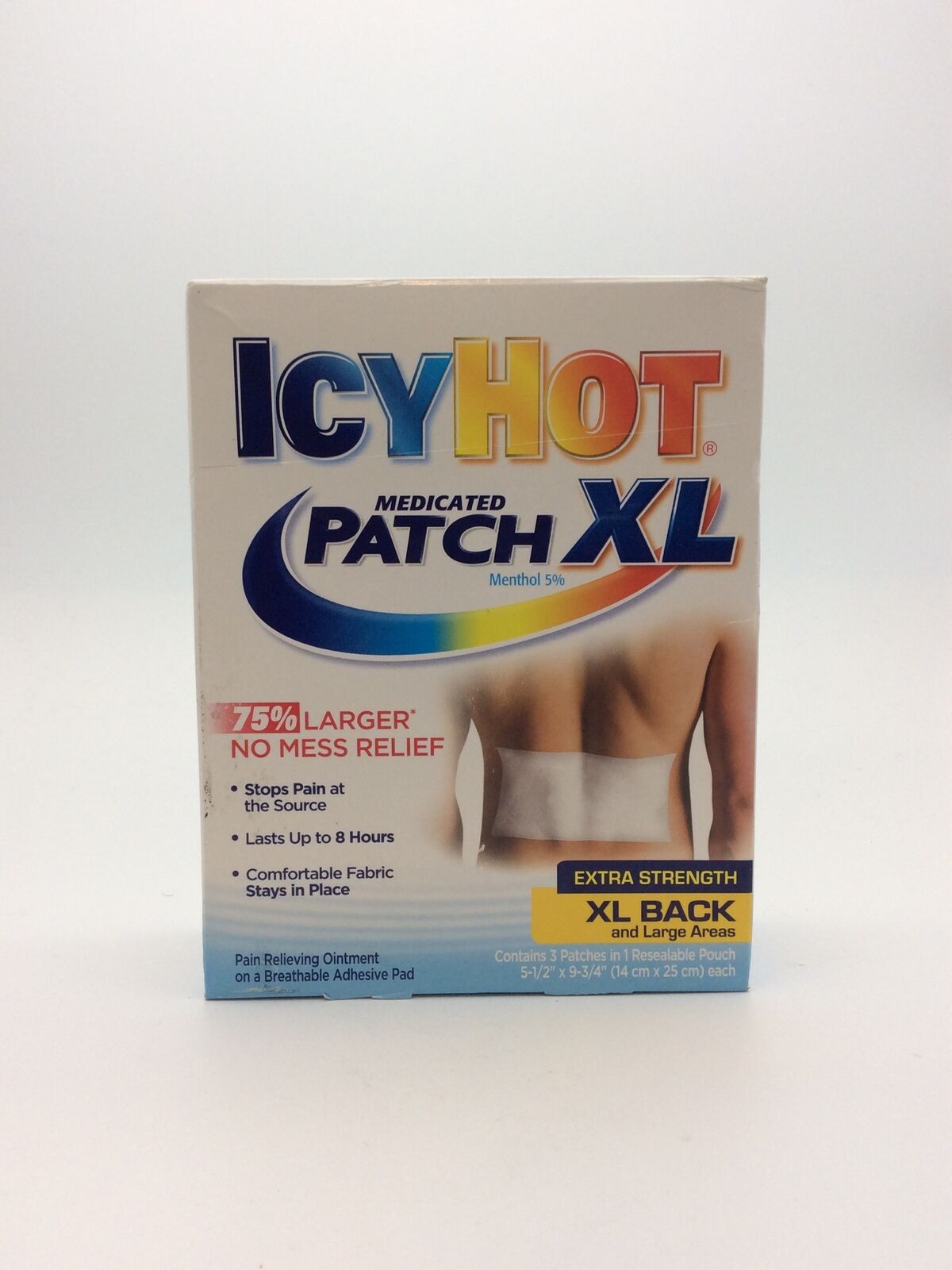 ICY HOT Patches XL Extra Strength 3 in a box Locatel Health & Wellness Online Store