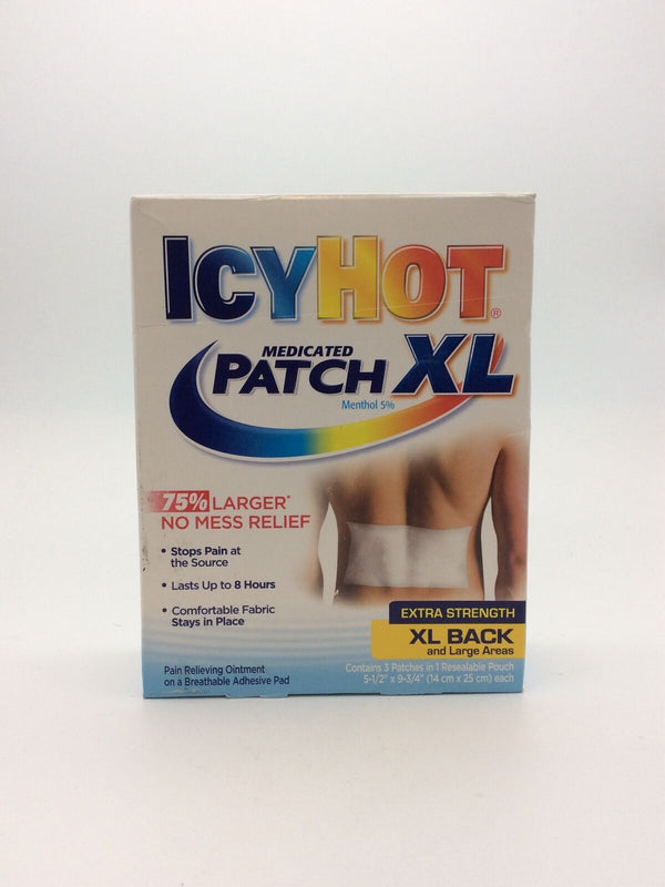 ICY HOT Patches XL Extra Strength 3 in a box