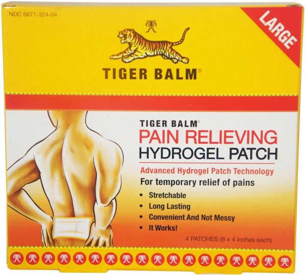 Tiger Balm Pain Relieving Large Patch 4 Ct