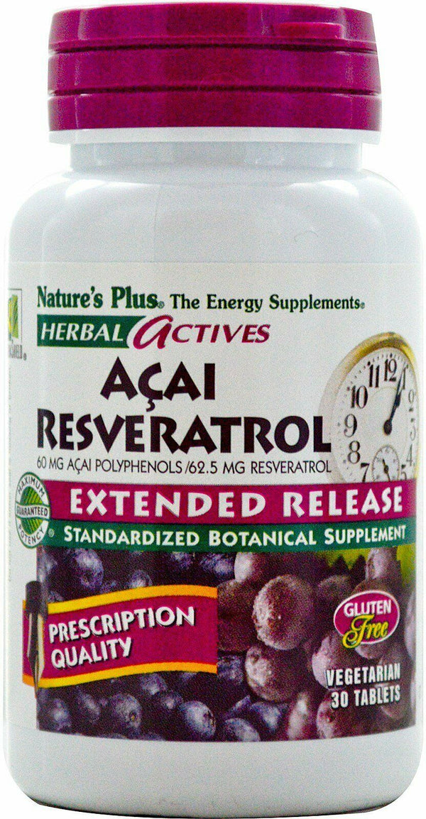 Nature's Plus Herbal Actives Acai Resveratrol