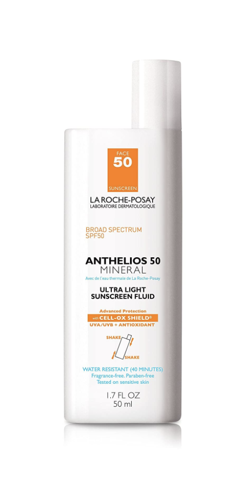 La Roche-Posay Anthelios 50 Mineral Ultra Light Sunscreen Fluid SPF 50 1.7 Oz