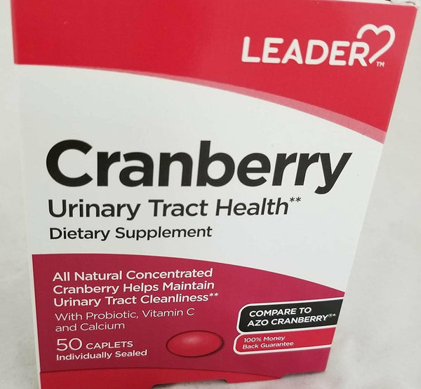 Leader Cranberry Urinary Tract Health Caplets