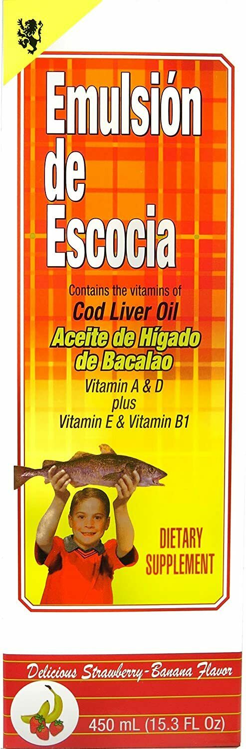 Emulsion De Escocia Cod Liver Oil 15.3 oz
