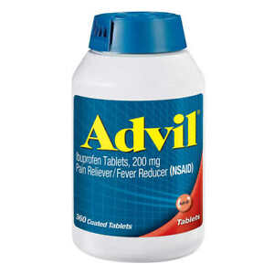 Advil Tablets, 200 mg. 360 tabs