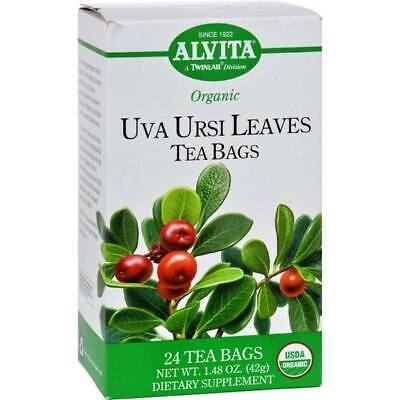 Alvita Tés orgánico Uva Ursi Bolsas de té 24ct