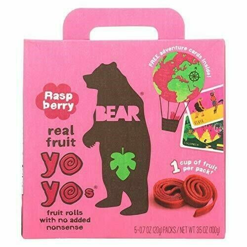 Bear Real Fruit Yoyo Raspberry 3.5 Oz