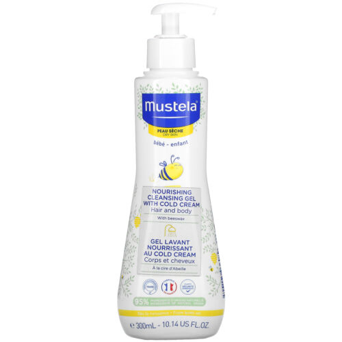 Mustela Nurishing Cleansing Gel con crema fría 10.14 oz