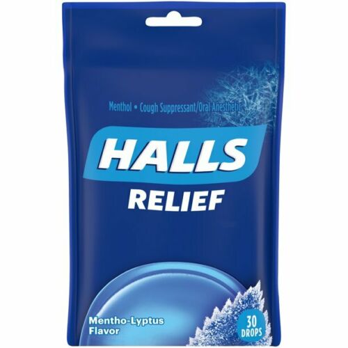 Halls Mentho Lyptus Drops Cough & Throat Relief 30ct