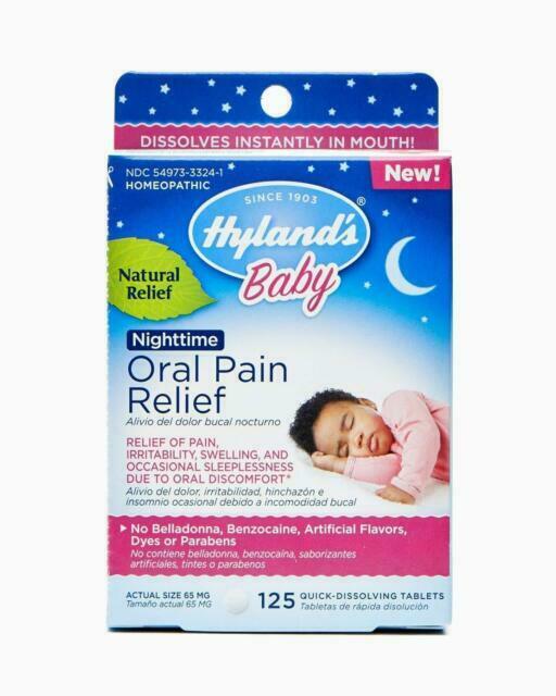 Hyland's Baby Oral Pain Relief Nighttime Tablets