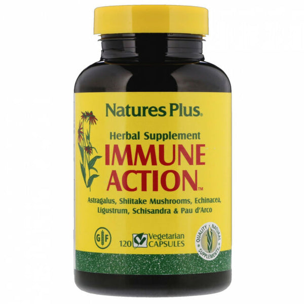Nature'sPlus Herbal Supplement Immune Action Vegan Capsules