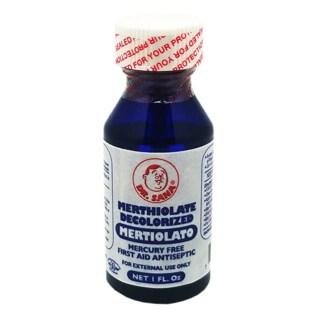 MercuroChrome Safe Antiseptic 1 oz. MercurioCromo 2-PACK