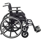 Drive Medical Viper Plus GT Wheelchair with Universal Armrests, Swing-Away Footrests, 18" Seat