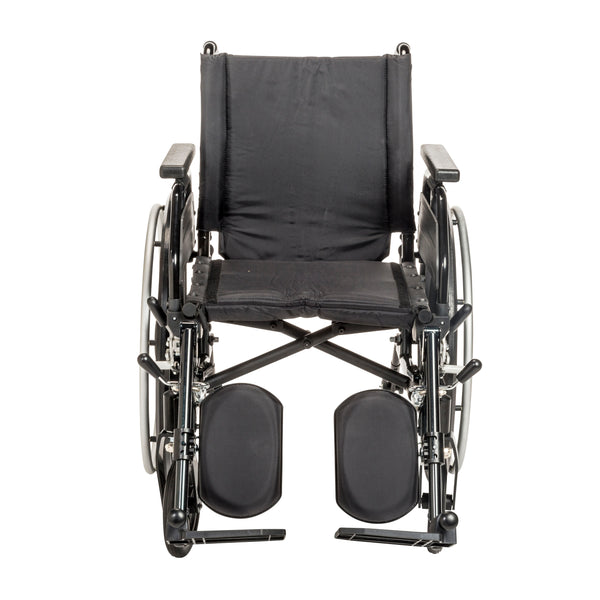 Drive Medical Viper Plus GT Wheelchair with Universal Armrests, Elevating Legrests, 18" Seat