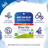 Boiron Rhus Tox 30C Bonus Pack, Homeopathic Medicine for Joint Pain Relief, Painful Joints, Stiffness, Weather-Related Aches, 3 x 80 Pellets