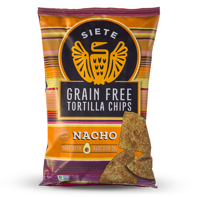 Siete Nacho Grain Free Tortilla Chips, NACHO 5 oz.