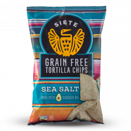 Siete Chips, Grain Free Tortilla Chips, Sea Salt Flavor, 5 oz.