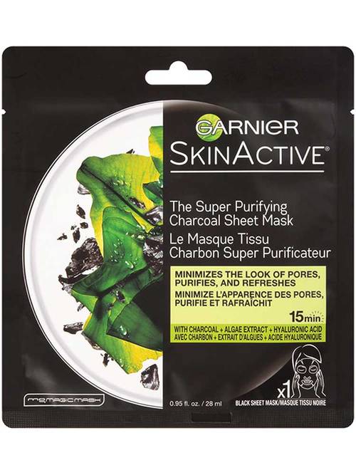 Garnier Super Purifying Charcoal Facial Masksheet