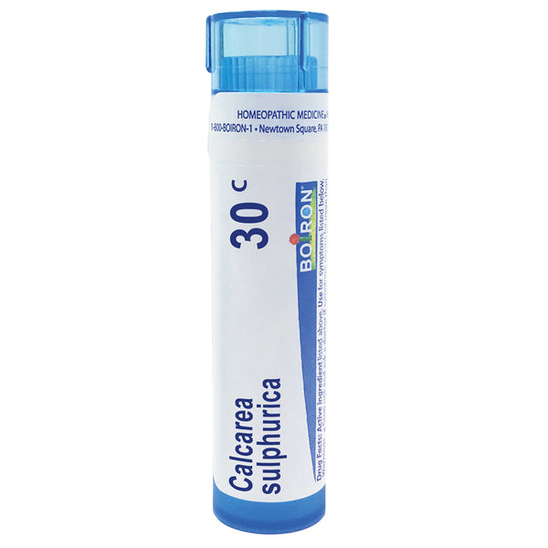 Boiron Calcarea Sulphurica 30C relieves pustular acne, 80 Pellets