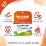 Boiron Aconitum Napellus 30C Bonus Pack Fever Relief, Fever (up to 102¡F) of Sudden Onset, 3 x 80 Pellets