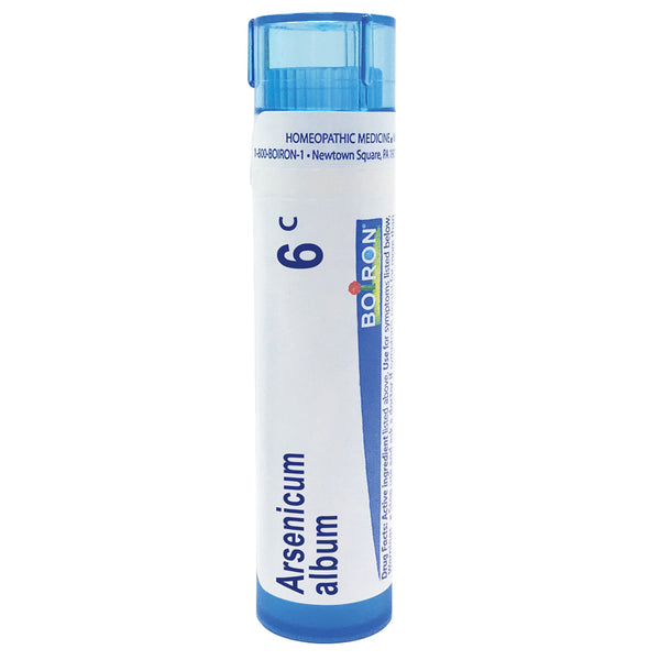 Boiron Arsenicum Album 6C relieves diarrhea with vomiting and weakness, 80 Pellets