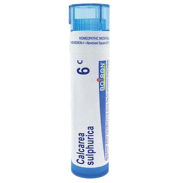 Boiron Calcarea Sulphurica 6C relieves pustular acne, 80 Pellets