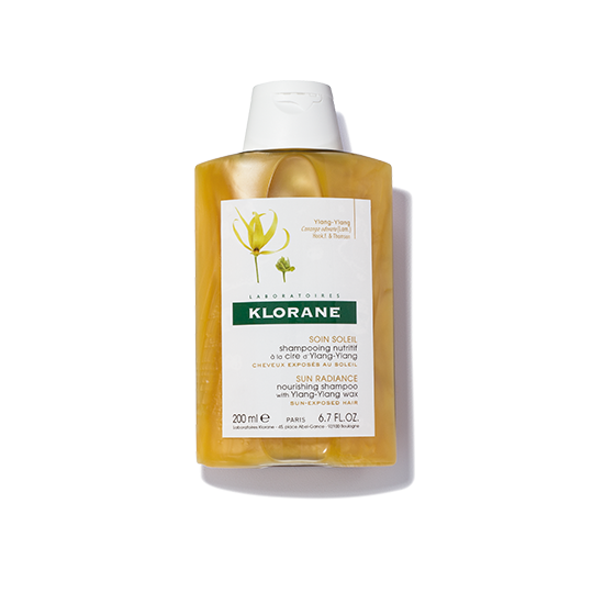 Champú de klorane con cera ylang-yglang