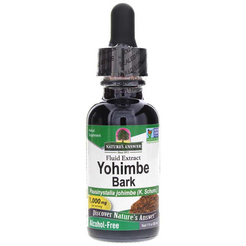 Naturaleza responde yohimbe extracto de corteza 1oz