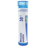 Boiron Mercurius Solubilis 30C relieves sore throat with bad breath and excessive salivation, 80 Pellets