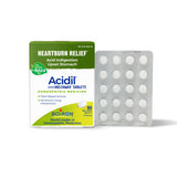 Boiron acidil, medicina homeopática para alivio de acidez estomacal, indigestión ácida, malestar estomacal, 60 tabletas