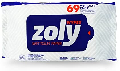 Zoly Wet Toilet Paper 69 Ct