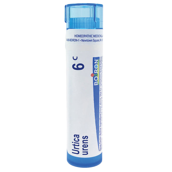 Boiron Urtica Urens 6C relieves skin rash with itching due to allergies, 80 Pellets