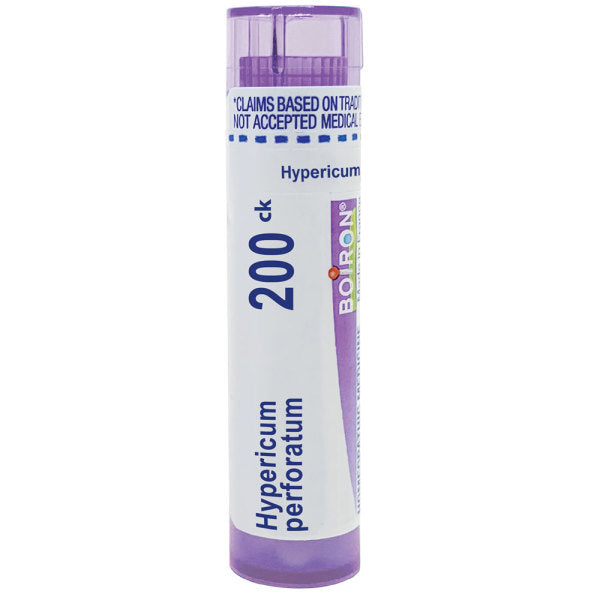 Boiron Hypericum perforatum 200ck alivia el dolor nervioso, 80 gránulos